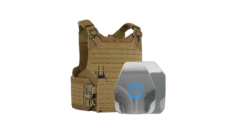 Caliber Armor AR550 w/ M.O.D. NIJ III+ PolyShield Complete Plate Carrier Package