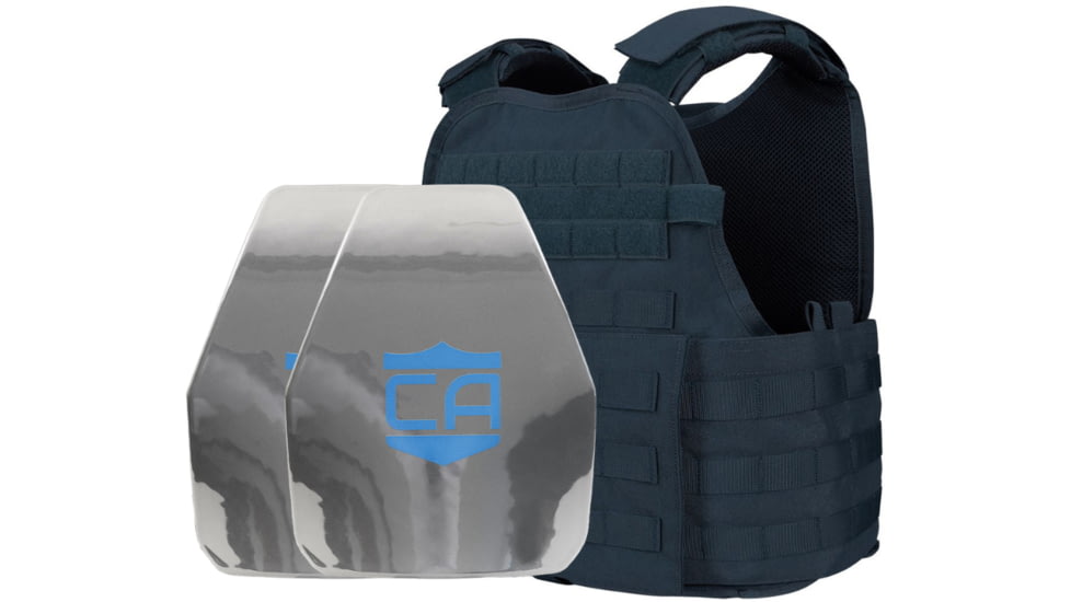 Caliber Armor AR550 Level III+ Body Armor w/PolyShield and Condor MOPC Complete Plate Carrier Package