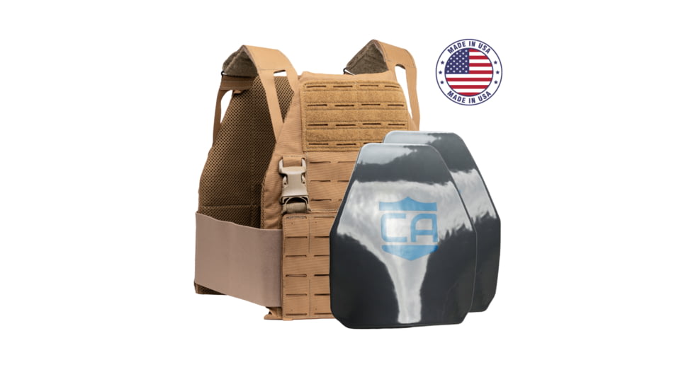 Caliber Armor Caliber AR550 DV8 III+ PolyShield Complete Plate Carrier Package