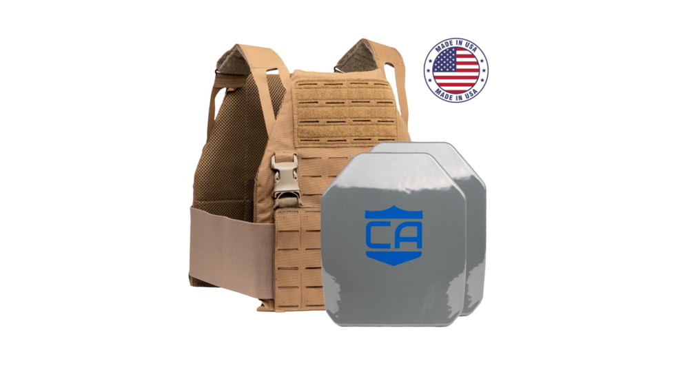 Caliber Armor Caliber AR550 DV8 III+ PolyShield Complete Plate Carrier Package