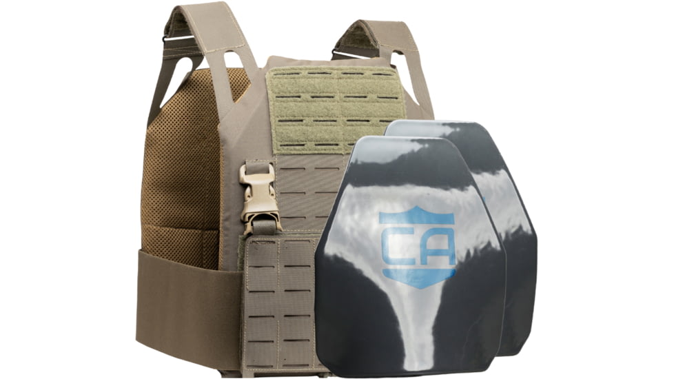 Caliber Armor Caliber AR550 DV8 - Level III+ Body PolyShield Armor Complete Plate Carrier Package
