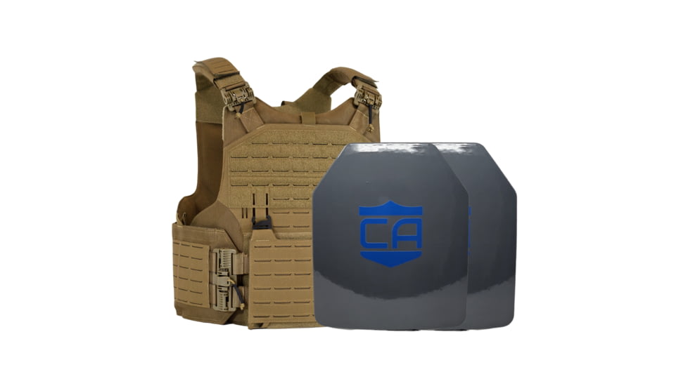 Caliber Armor CaliberHX Speed Plate NIJ IIIA/HG2 M.O.D. Complete Plate Carrier Package - Set of 2