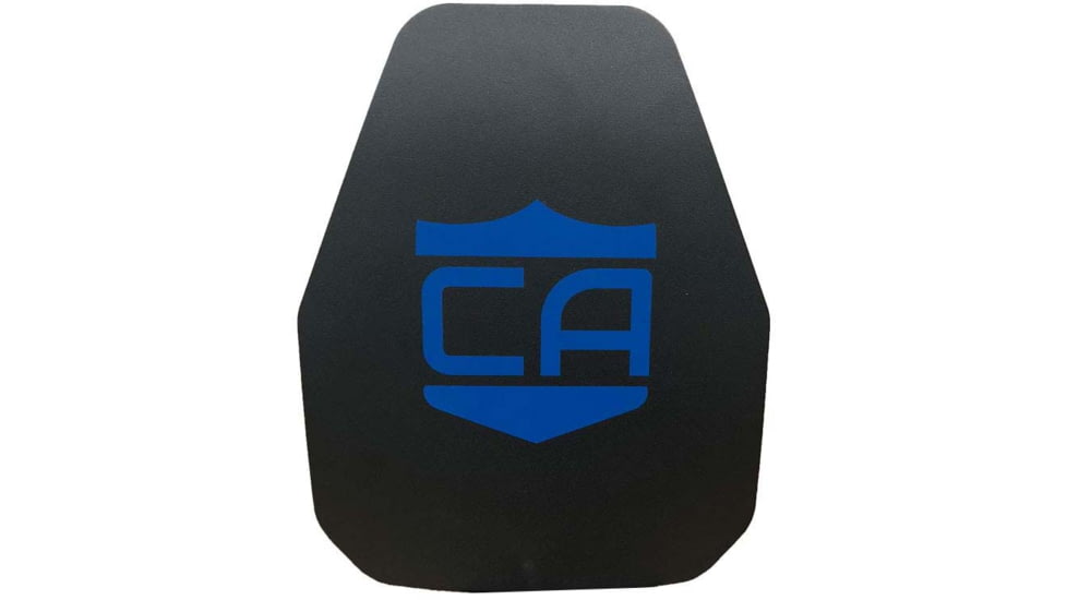 Caliber Armor AR550 III+ Multi-Curve Steel Body Armor, Black, 8'' X 10'', 19-AR550-0810
