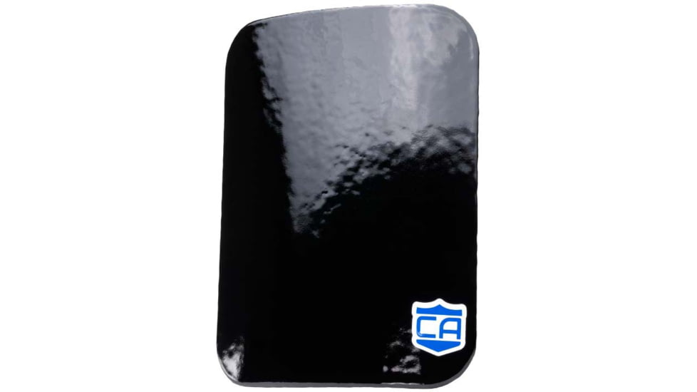 Caliber Armor AR550 III+ Steel Body Armor Side Plates, Single Plate, Standard Coating, Black, 6'' X 8'', 19-AR550-68
