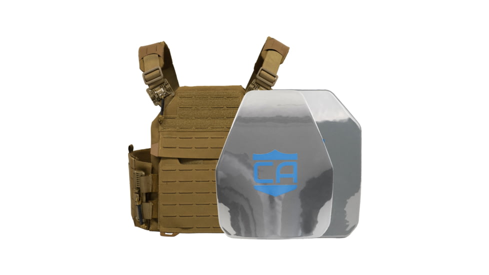 Caliber Armor AR550 NIJ III+ Recon PolyShield Complete Plate Carrier Package