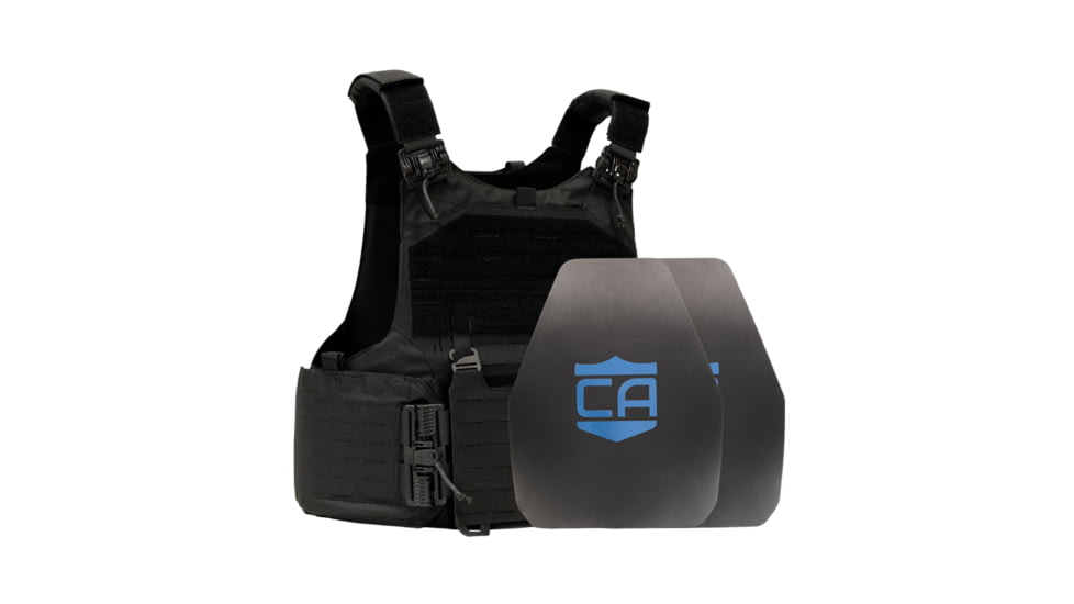 Caliber Armor AR550 w/ M.O.D. NIJ III+ Complete Plate Carrier Package - Set of 2