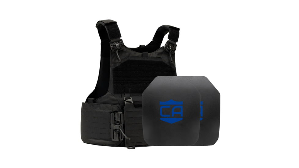 Caliber Armor AR550 w/ M.O.D. NIJ III+ Complete Plate Carrier Package - Set of 2