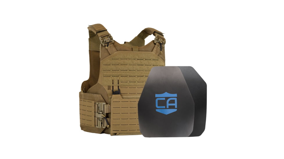 Caliber Armor AR550 w/ M.O.D. NIJ III+ Standard Complete Plate Carrier Package