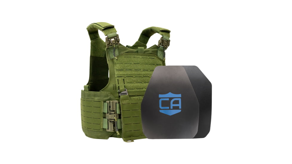 Caliber Armor AR550 w/ M.O.D. NIJ III+ Standard Complete Plate Carrier Package