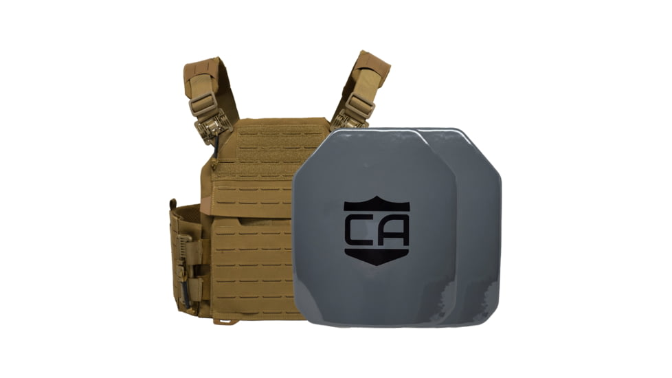 Caliber Armor AV2 NIJ III+/RF2 Recon Complete Plate Carrier Package - Set of 2