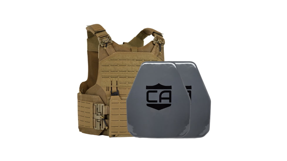 Caliber Armor AV2 Package NIJ III+/RF2 M.O.D. Complete Plate Carrier Package - Set of 2