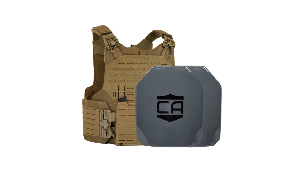 Caliber Armor AV2 Package NIJ III+/RF2 M.O.D. Complete Plate Carrier Package - Set of 2