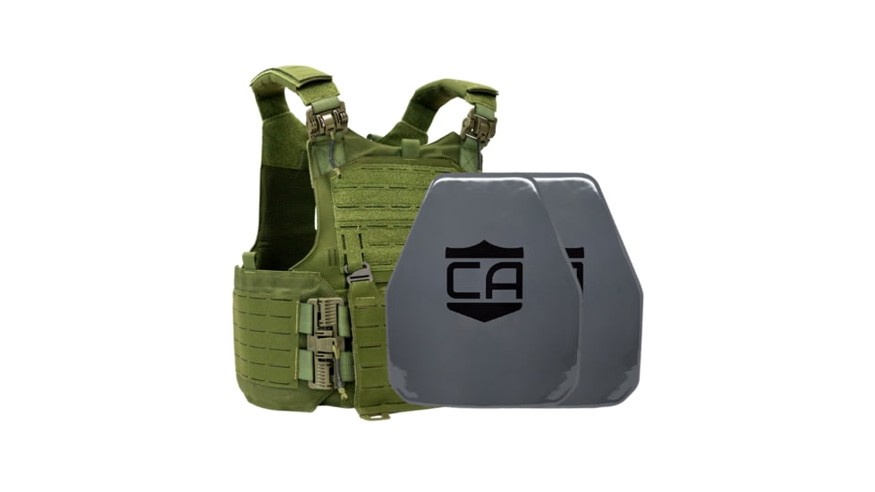 Caliber Armor AV2 Package NIJ III+/RF2 M.O.D. Complete Plate Carrier Package - Set of 2