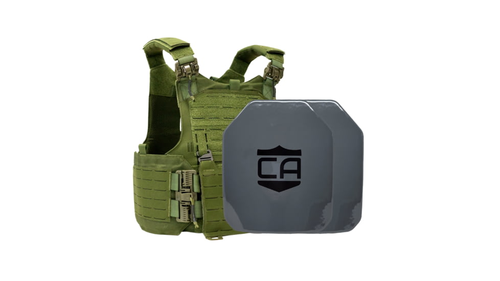 Caliber Armor AV2 Package NIJ III+/RF2 M.O.D. Complete Plate Carrier Package - Set of 2