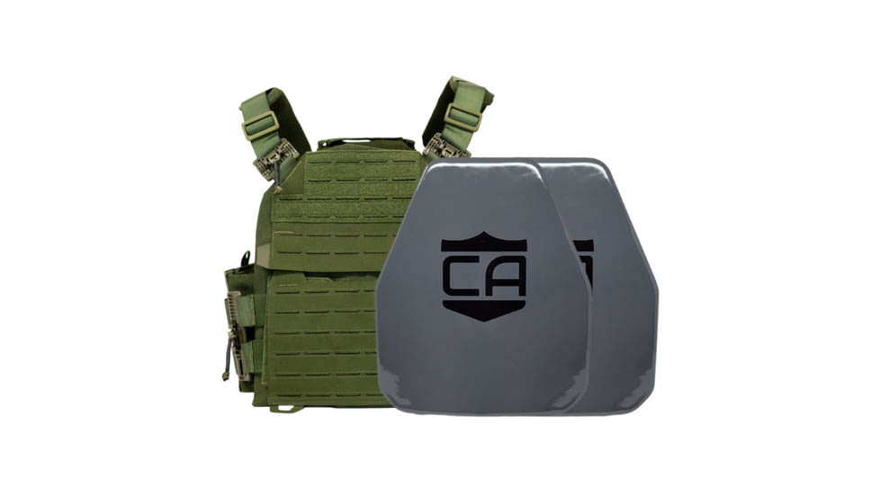 Caliber Armor AV2 NIJ III+/RF2 Recon Complete Plate Carrier Package - Set of 2