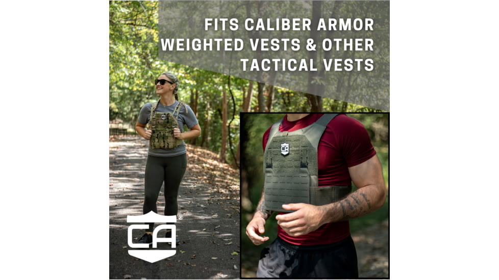 Caliber Armor Caliber Weighted Training Plates - Pair of 7.5lb Plates