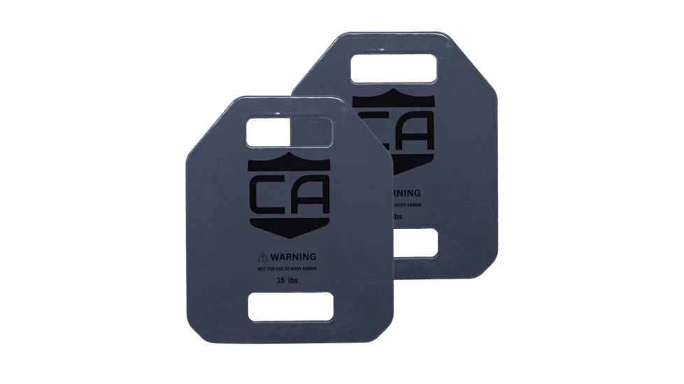 Caliber Armor Caliber Weighted Training Plates - Pair of 5lb Plates