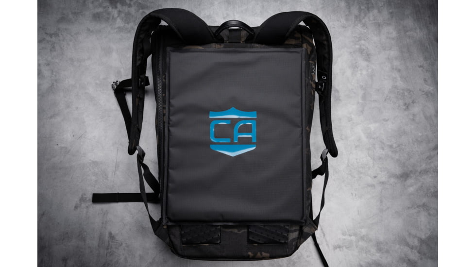 Caliber Armor CaliberX Level IIIA DuPont Kevlar Soft Body Armor Rectangle Plate, 8x10 inch, Black, Non-Curved, 19-CALX-0810-R