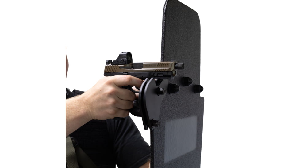 Caliber Armor Weapon Support Bracket - Universal Aluminum Shield Rest