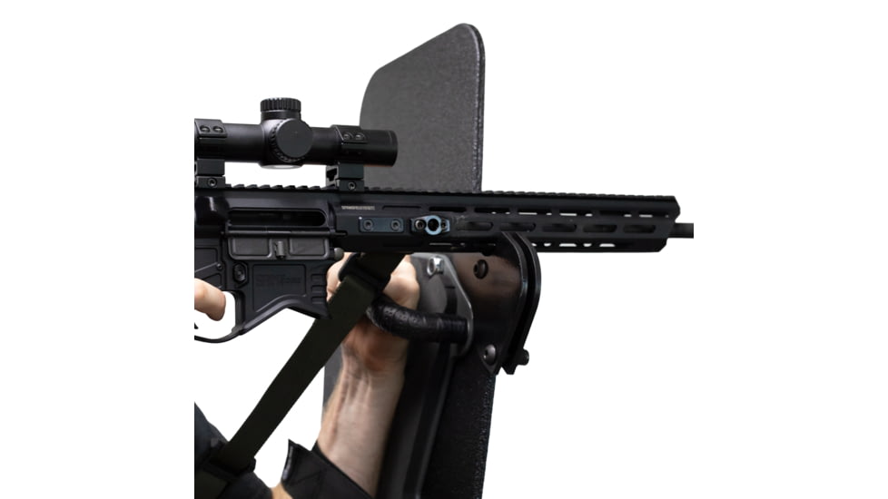 Caliber Armor Weapon Support Bracket - Universal Aluminum Shield Rest
