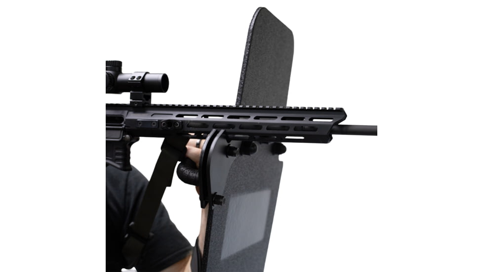 Caliber Armor Weapon Support Bracket - Universal Aluminum Shield Rest