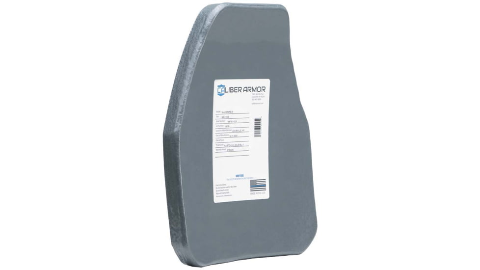 Caliber Armor Caliber Maritime Armor Level III UHMWPE, Caliber Gray, 9.5 X 12.5, 19-UHMWPE-M