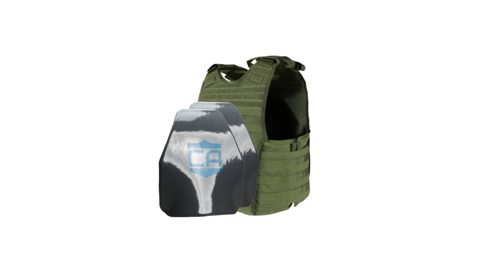 Caliber Armor Condor EXO&amp;AR550 Level III+ PolyShield Complete Plate Carrier Package