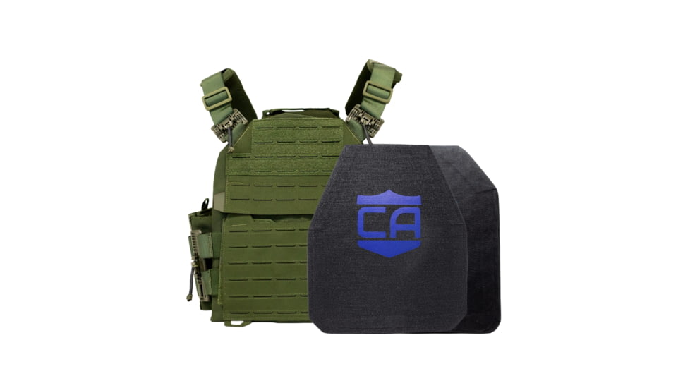 Caliber Armor UHMWPE Maritime NIJ III Recon Complete Plate Carrier Package