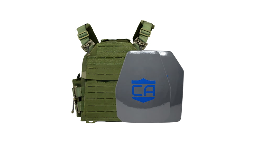 Caliber Armor UHMWPE Maritime NIJ III Recon Complete Plate Carrier Package