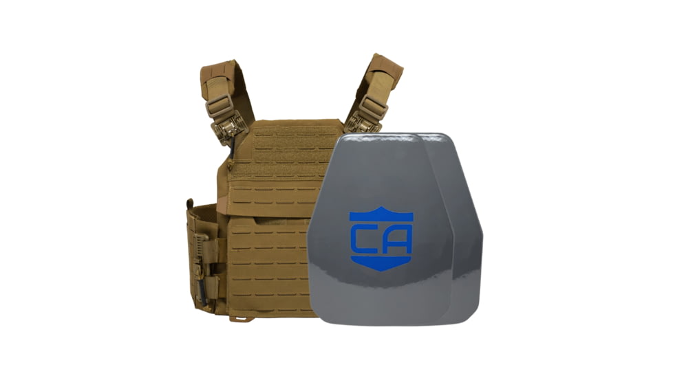 Caliber Armor UHMWPE Maritime NIJ III Recon Complete Plate Carrier Package - Set of 2