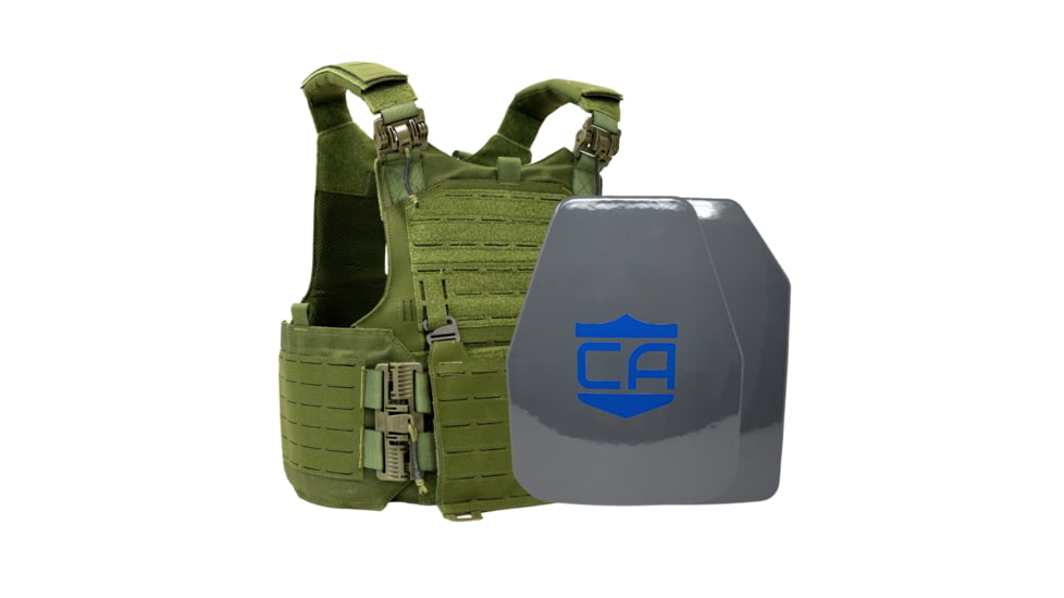 Caliber Armor UHMWPE Maritime NIJ III w/ M.O.D. Complete Plate Carrier Package