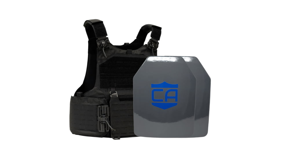 Caliber Armor UHMWPE Maritime NIJ III w/ M.O.D. Complete Plate Carrier Package - Set of 2