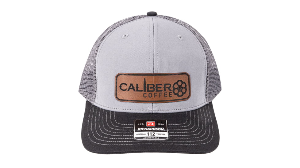 Caliber Coffee Company "Blackout" Square-Cut Richardson Trucker, blackout-square-cut-richardson-trucker