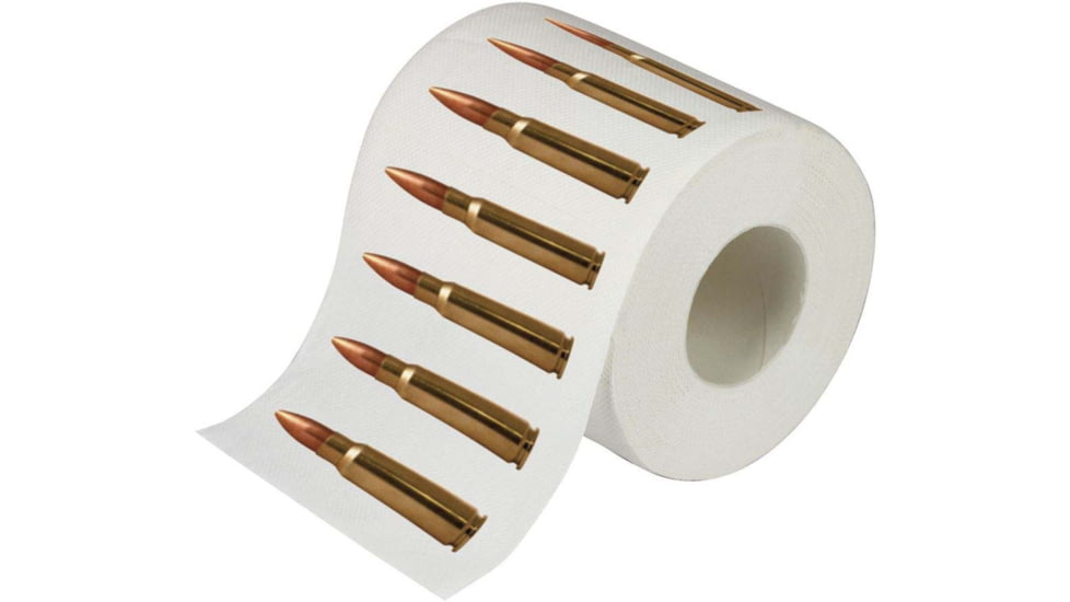 Caliber Gourmet Bullet Toilet Paper, 50Cal, CBG-TP-BULLET