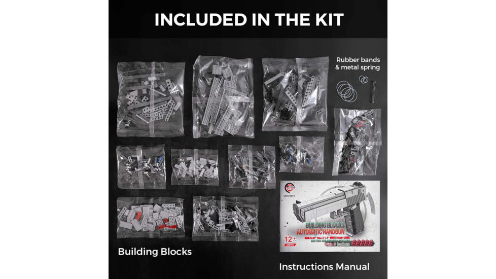 Caliber Gourmet Caliber Building Block Hand Gun - CBG-BB-4