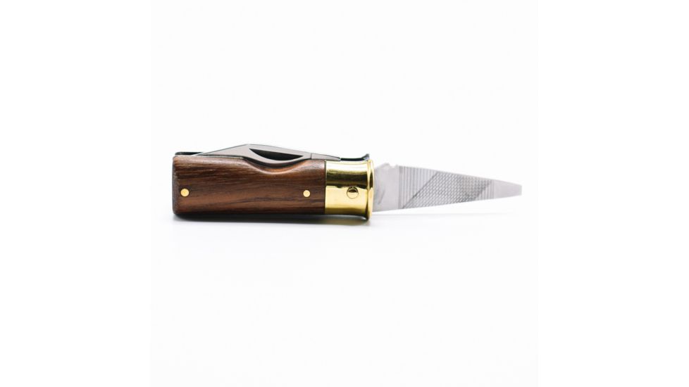 Caliber Gourmet Rosewood Bullet Knife, Brass Handle, Wood, Brass, 2.5 x .5 in CBG-1041