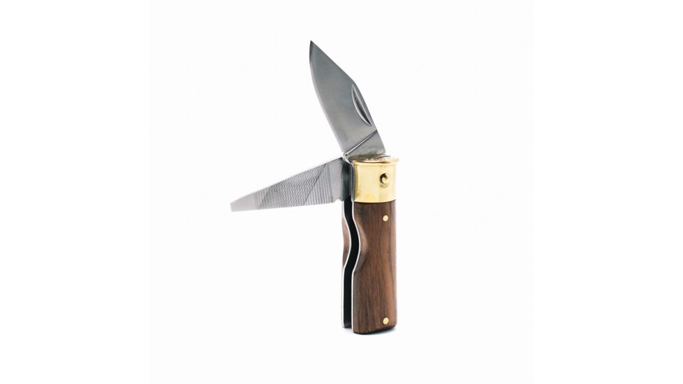 Caliber Gourmet Rosewood Bullet Knife, Brass Handle, Wood, Brass, 2.5 x .5 in CBG-1041