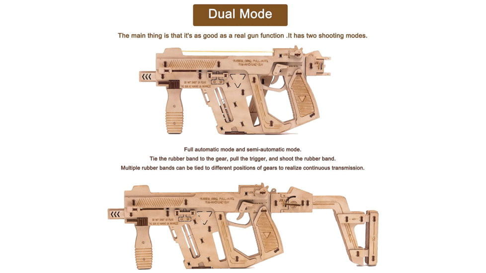 Caliber Gourmet Rubber Band Gun Puzzle CBGP2L02MG