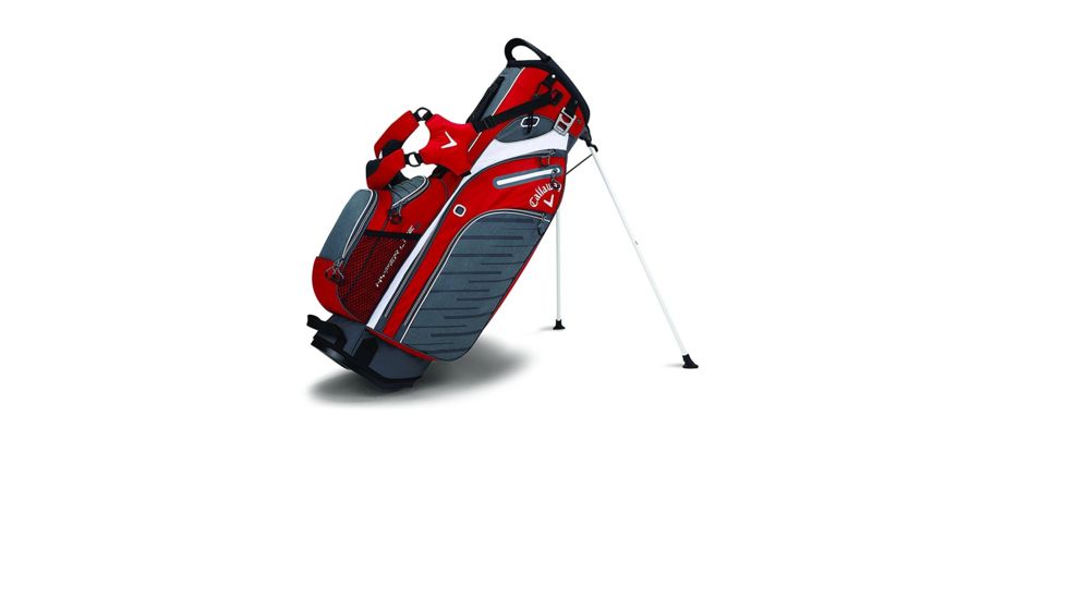Callaway 2017 Hyper Lite 5 Stand Bag, Red/White/Titanium 1108842