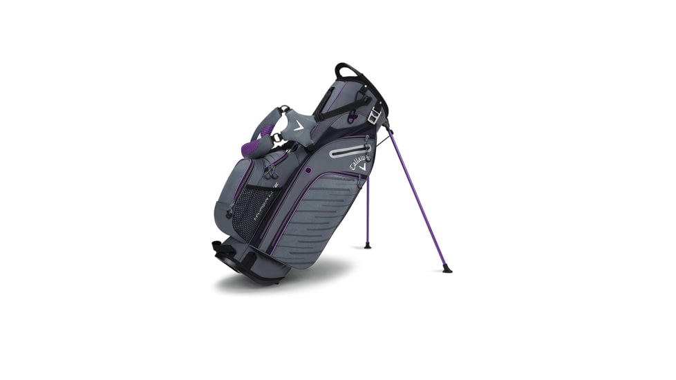 Callaway 2017 Hyper Lite 5 Stand Bag, Titanium/Black/Purple 1108843