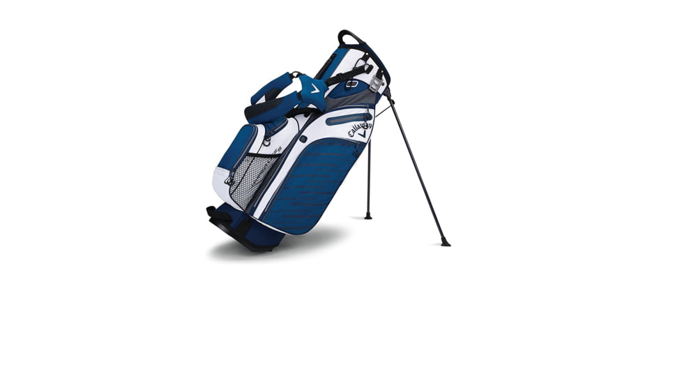 Callaway 2017 Hyper Lite 5 Stand Bag, White/Navy/Titanium 1108844
