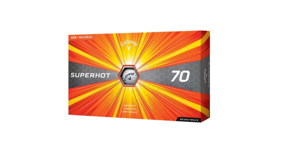 Callaway 2017 Superhot 70 Golf Balls - Pack of 15, White 1108855