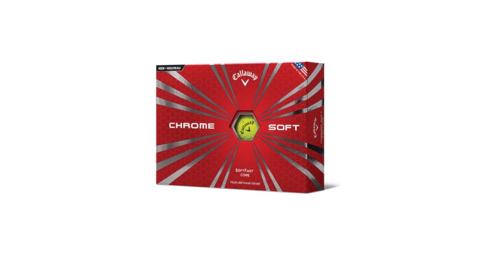 Callaway Chrome Soft Golf Balls, Yellow 6010230