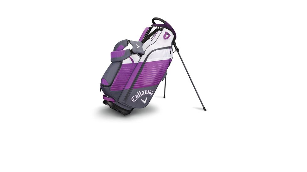 Callaway Golf 2017 Chev Stand Bag, Titanium/Purple/White 1108825