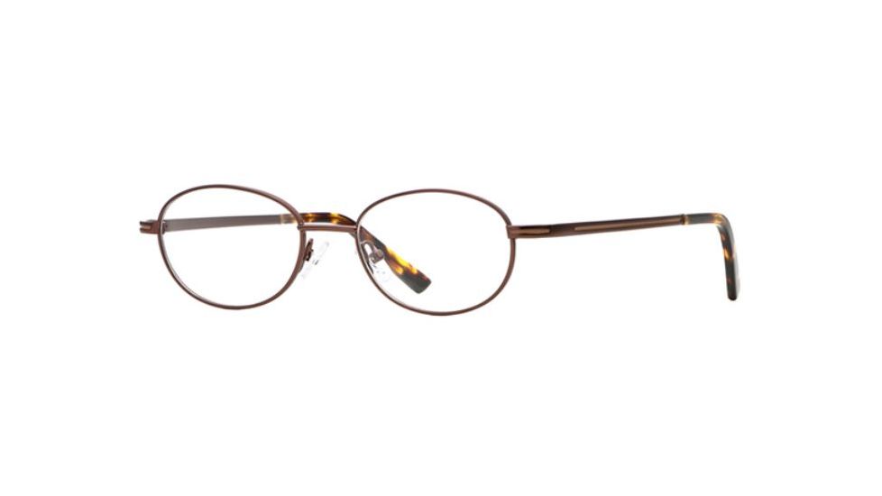 Calligraphy Collections Clancy SESC CLAN00 Progressive Prescription Eyeglasses - Brown SESC CLAN004845 BN