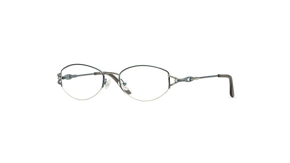Calligraphy Collections Dickenson SESC DICK00 Progressive Prescription Eyeglasses - Blue/silver SESC DICK005540 BL