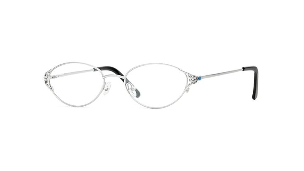 Calligraphy Collection Wharton SESC WHAR00 Eyeglass Frames - Silver SESC WHAR005440 SV