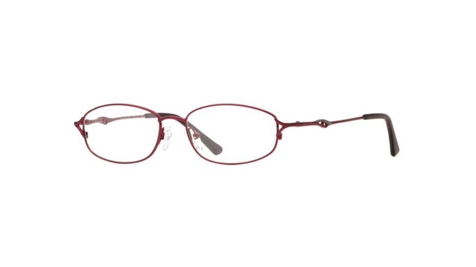 Calligraphy Collections Woolf SESC WOOL00 Progressive Prescription Eyeglasses - Burgundy SESC WOOL005235 BUR