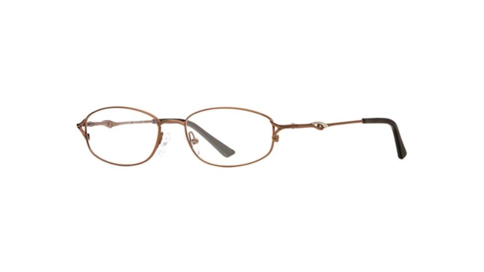 Calligraphy Collections Woolf SESC WOOL00 Progressive Prescription Eyeglasses - Light Brown SESC WOOL005235 BNL