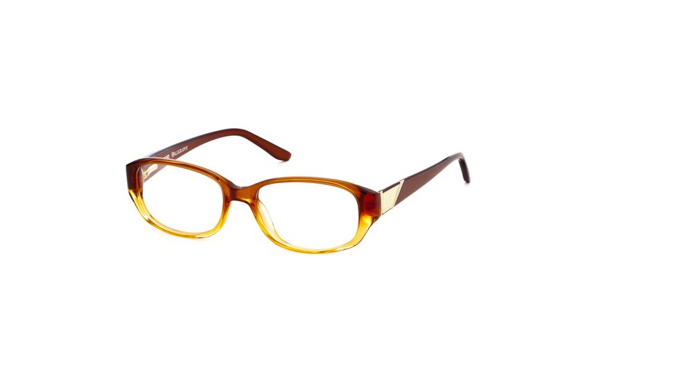 Calligraphy Collections F-378 SESC F37800 Bifocal Prescription Eyeglasses - Col1 - Brown Crystal SESC F378005235 BN